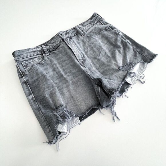 Old Navy // High Rise with secret slim pockets // Black acid wash // Size 12 - Picture 1 of 10